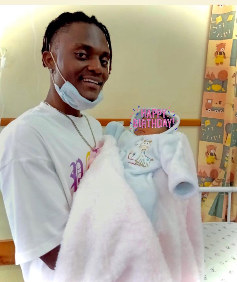 Masauti's daughter was born on 1, March 2020. Photo credit: Instagram/officialmasauti_