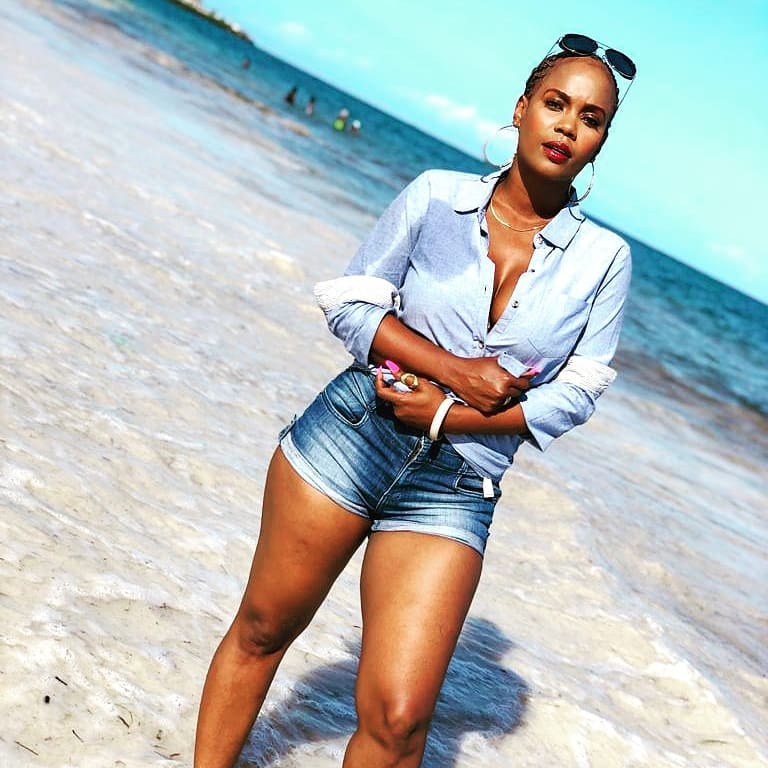 Sanaipei Tande is happy she has turned a year older confessing that she's the happiest woman alive despite being single for many years. She doesn't have a child yet but she's very much okay with that plus she isn't in a hurry. Photo credit: Instagram/sanaipei.tande
