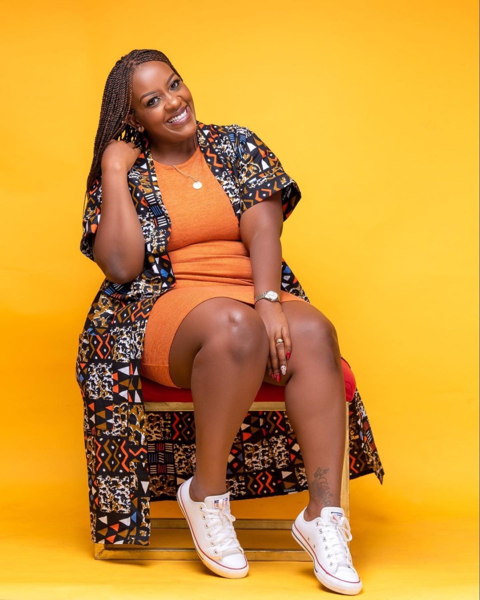 Yummy Mummy has promised to always stick by her husband's side till eternity and happy being with him. She confessed that she wouldn't know what to do without him. Photo credit: Instagram/yummymummy.ke