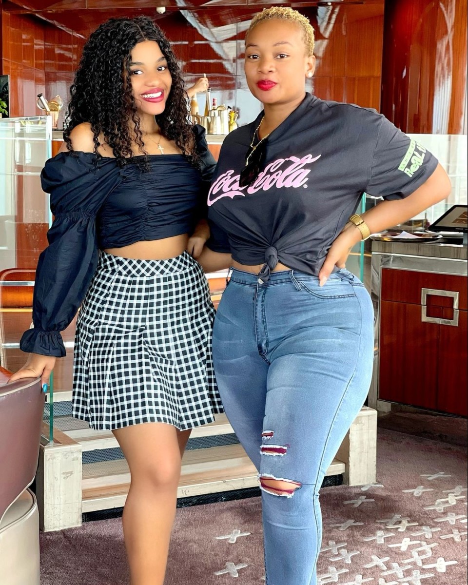 Kajala Masanja together with her teenager daughter Paula Kajala. Photo credit: Instagram/kajalafrida