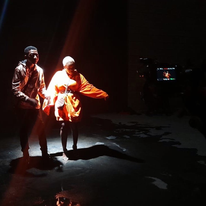 Trio Mio and Shari Afrika on set of their unreleased 'Vumilia' record. Photo credit: Instagram/triomio_official
