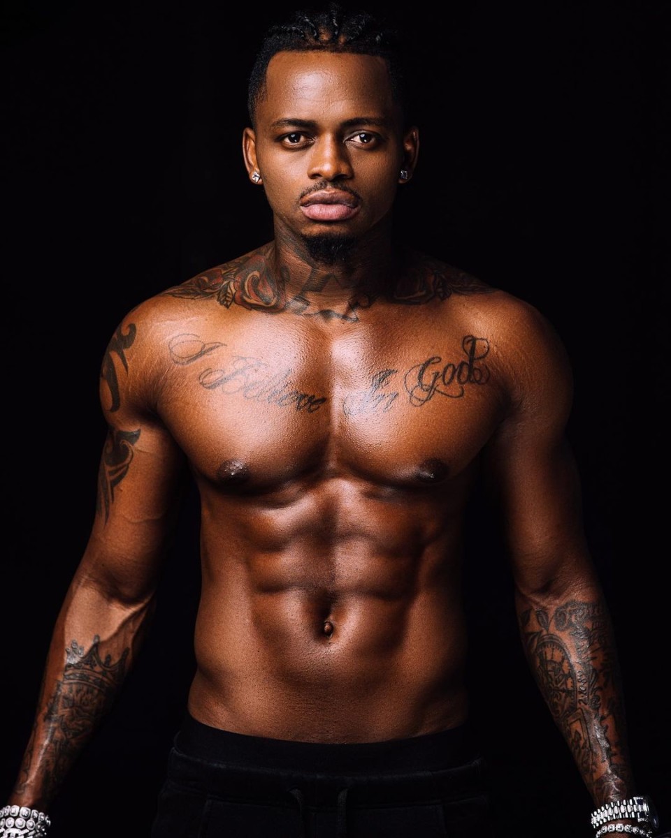 Diamond Platnumz is head over heels for girlfriend, Andrea Abrahams, a South African beauty who is a Miss Mamelodi Sundowns Mpumalanga and Miss 7 Continents of 2016. Photo credit: Instagram/diamondplatnumz
