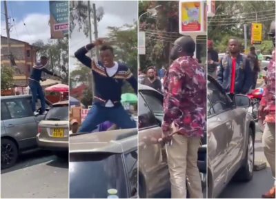Sarkodie met a fan who had his picture on his Trotro