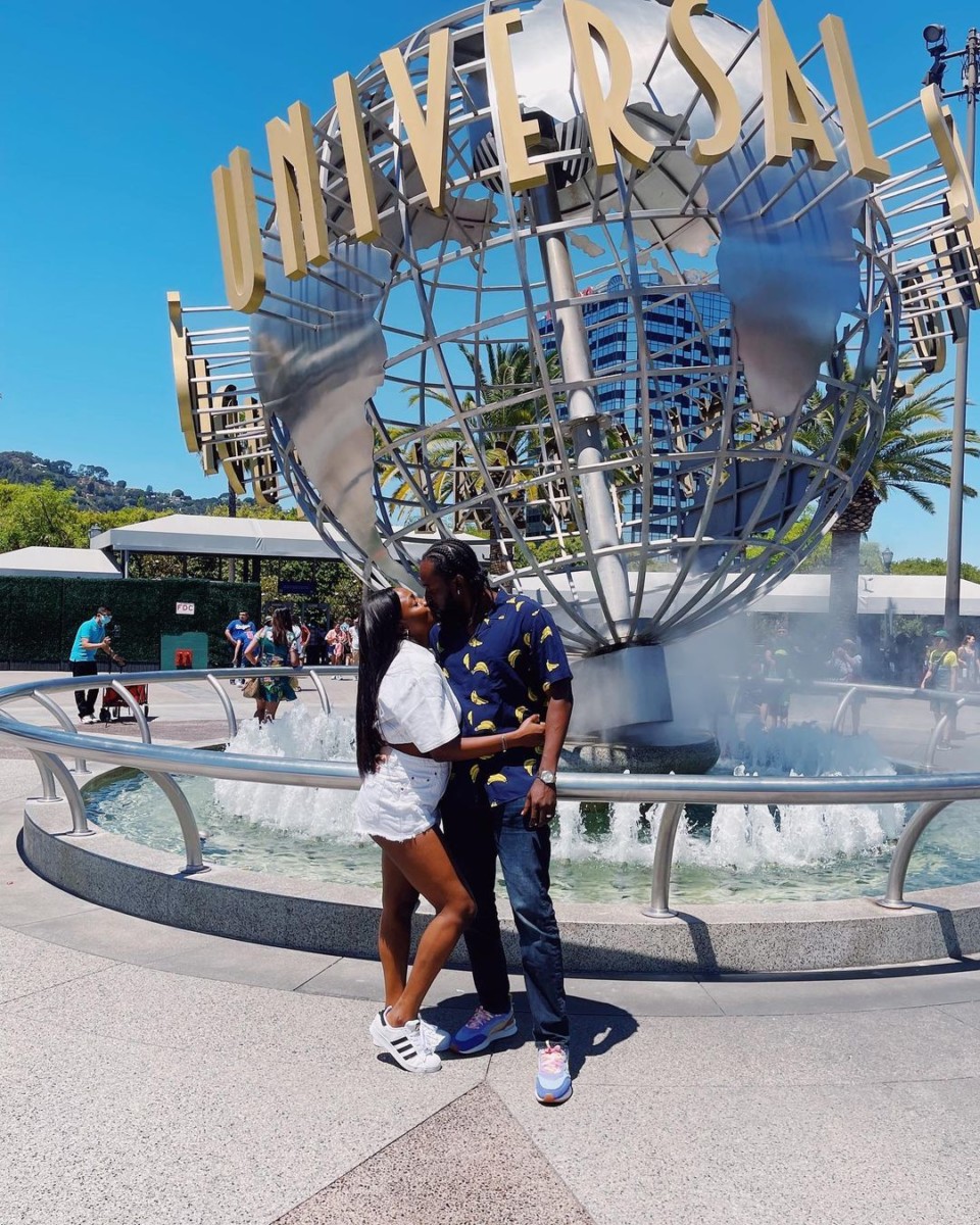 Simi together with her husband Adenkule Gold. Photo credit: Instagram/symplysimi