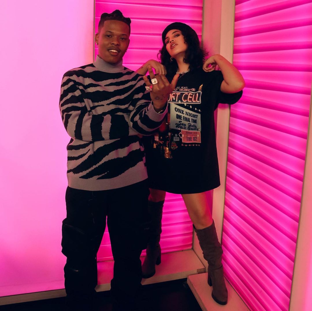 Nasty C didn't go to Kenyan alone, he was accompanied by his artiste, Rowlene who got so much love for Kenyan artistes. Photo credit: Instagram/rowlene_sa