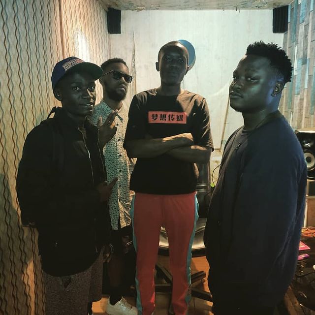 Ares 66 together with Katapilla and Elisha Elai in studio, he might be hinting on something obvious that he's yet to address. Photo credit: Instagram/r.s.sixtysix