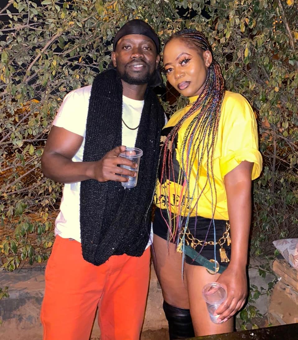 Kenrazy and his wife and mother of his children Sosuun. Photo credit: Instagram/therealkenrazy
