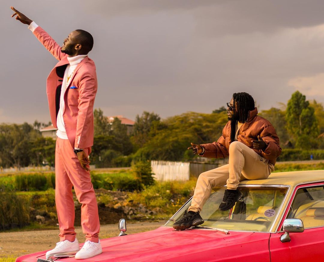 King Kaka wrote 'Manifest' hit song that features Nviiri the Storyteller inspired from his personal life experience that has touched the hearts of many of his fans. Photo credit: Instagram/thekingkaka