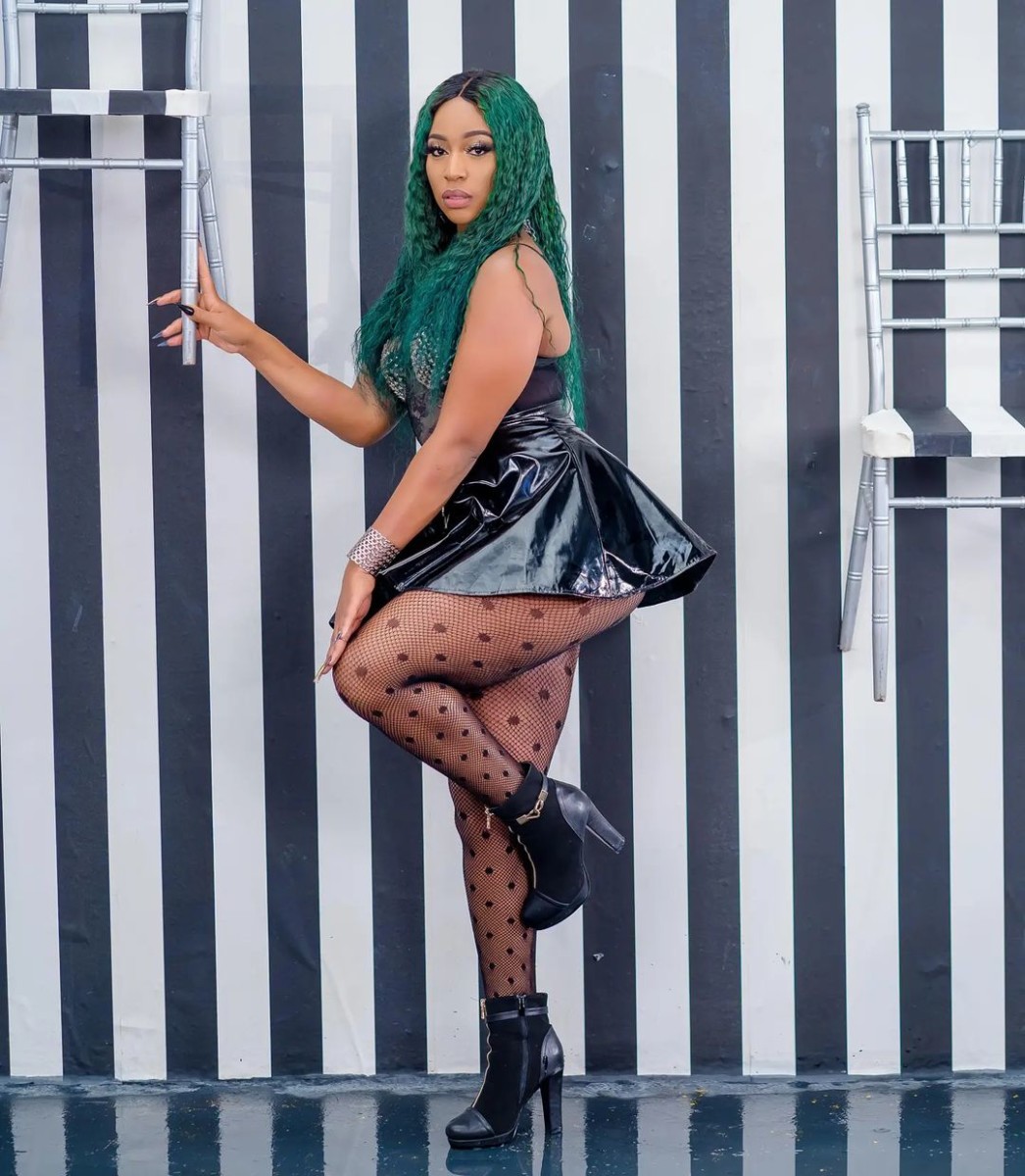 Diana Marua got unveiled as the newest rap artiste signed under Bahati's record label EMB released her first song 'Hatutaachana' which is a refix to 'Mtaachana Tu' hit song. Photo credit: Instagram/diana_marua