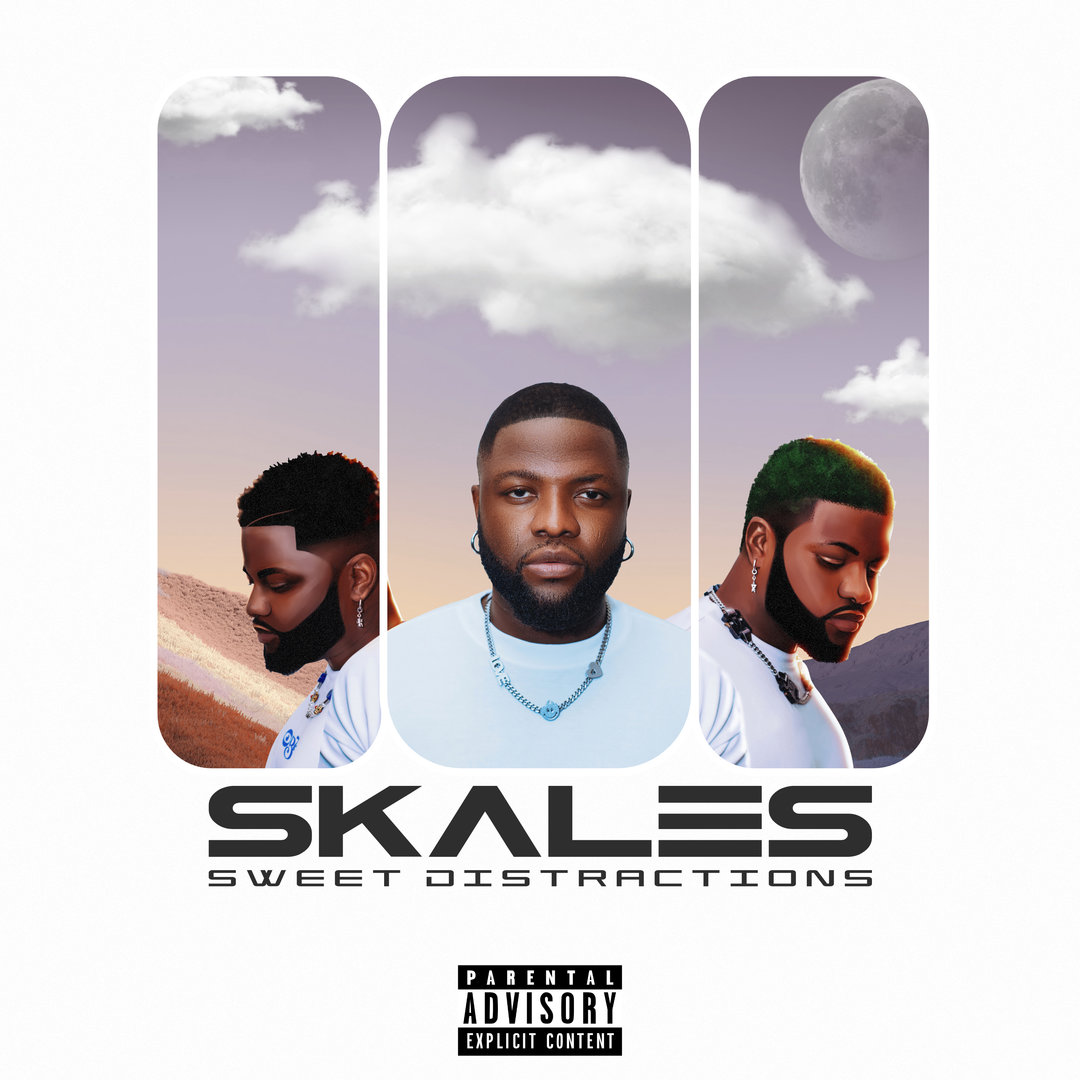 The official front cover art for Skales's 'Sweet Distractions'