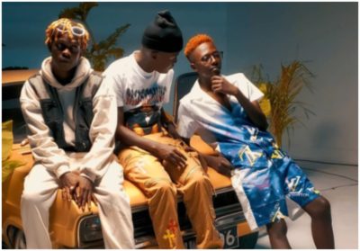 Domani Munga owns the Hennessy Cypher 3.0 flanked by Scar and Sewersydaa