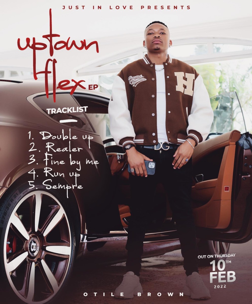 Official cover art for Otile Brown's debut studio EP 'Uptown Flex' that has no features. Photo credit: Instagram/otilebrown