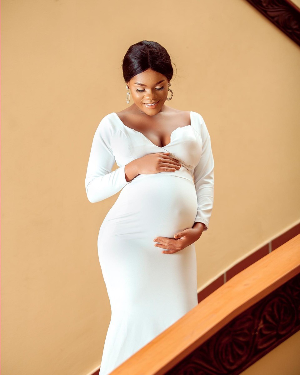 Mbosso ex girlfriend Rukia Rucky when she was pregnant with their son