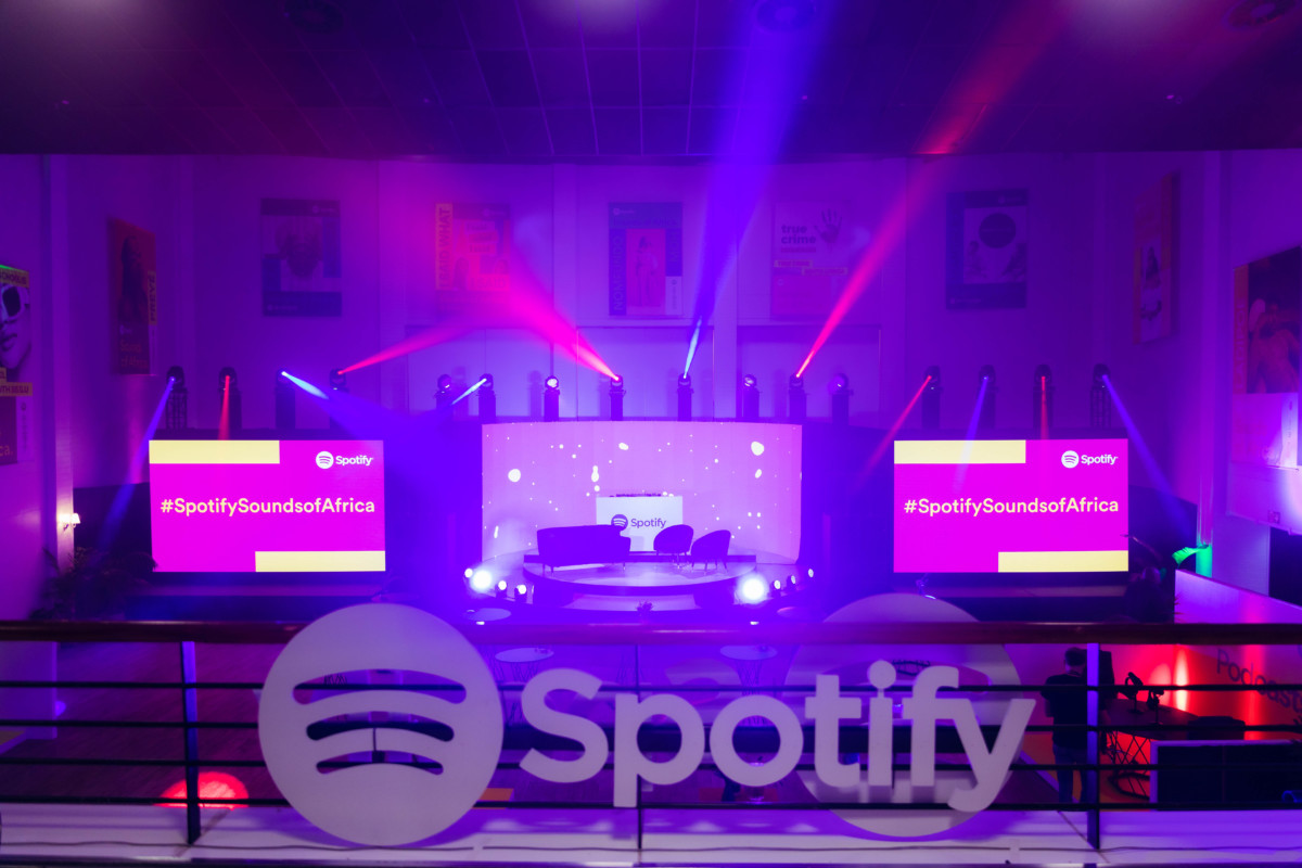 Spotify's Stage setup