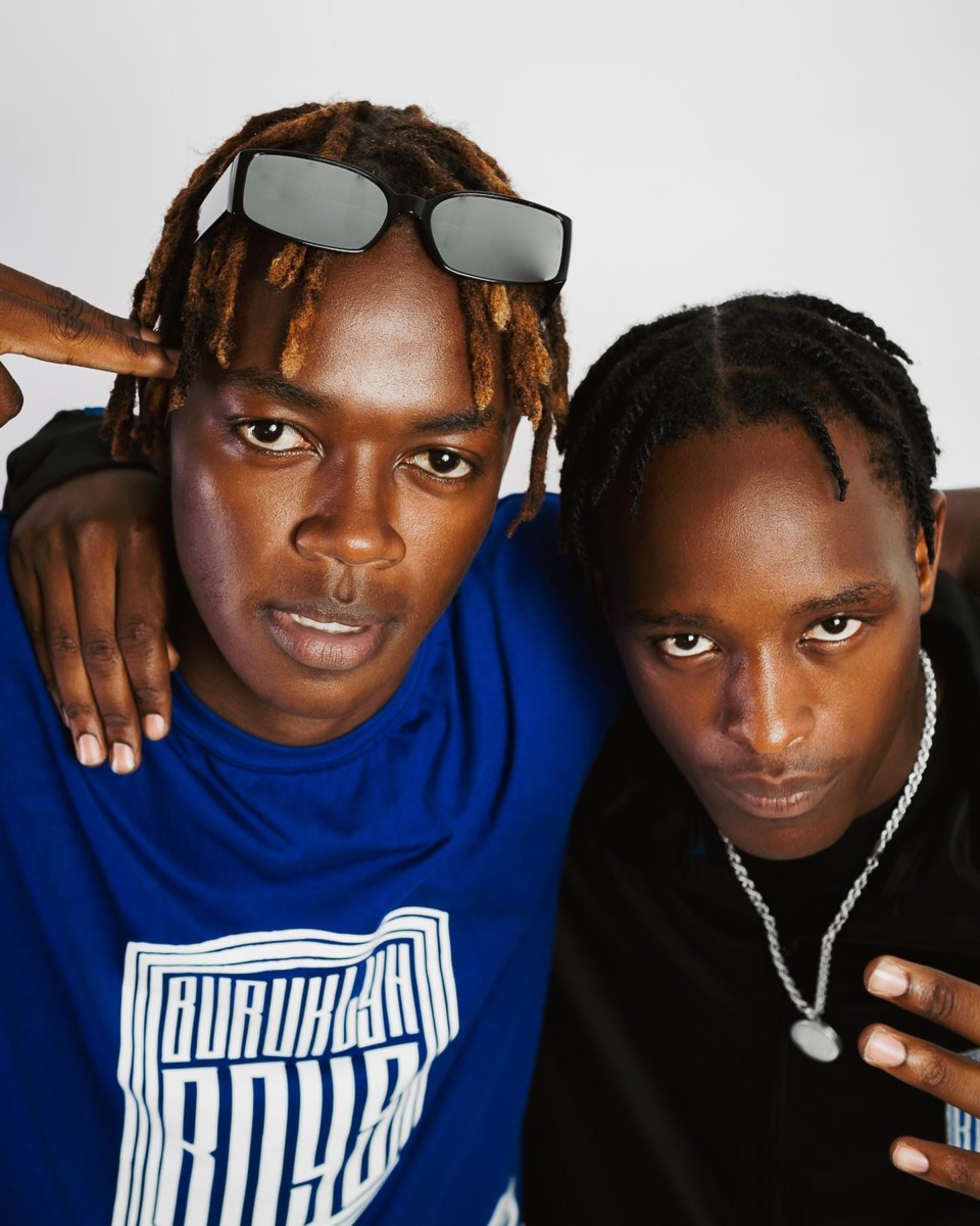 Mr Right and Ajay of Burukyln Boyz are taking the Kenyan drill music sound to great heights. Photo credit: Instagram/buruklyn_boyz
