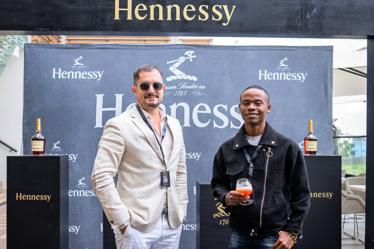 From left to right Moët Hennessy Market Manager Eastern Africa Alexandre Helaine and Content Creator Bobson Fadhili