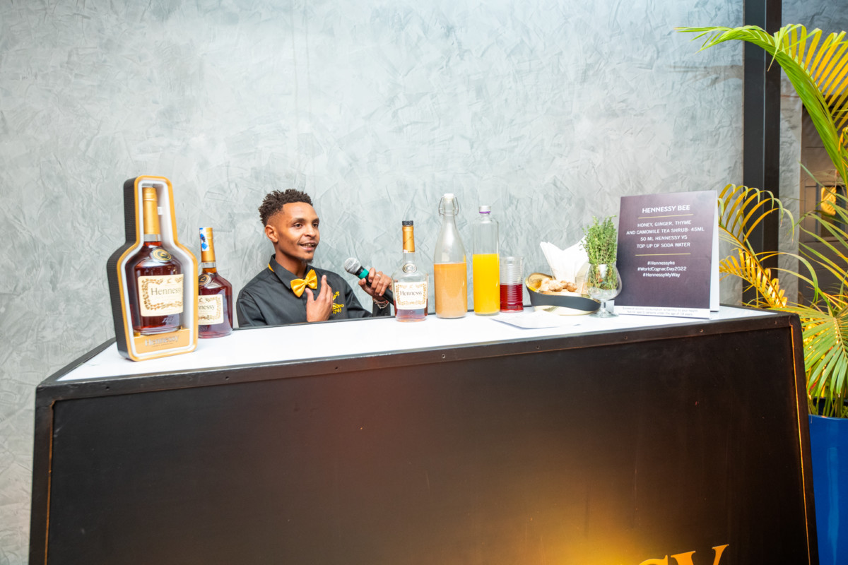 Mixologist Macharia Joseph
