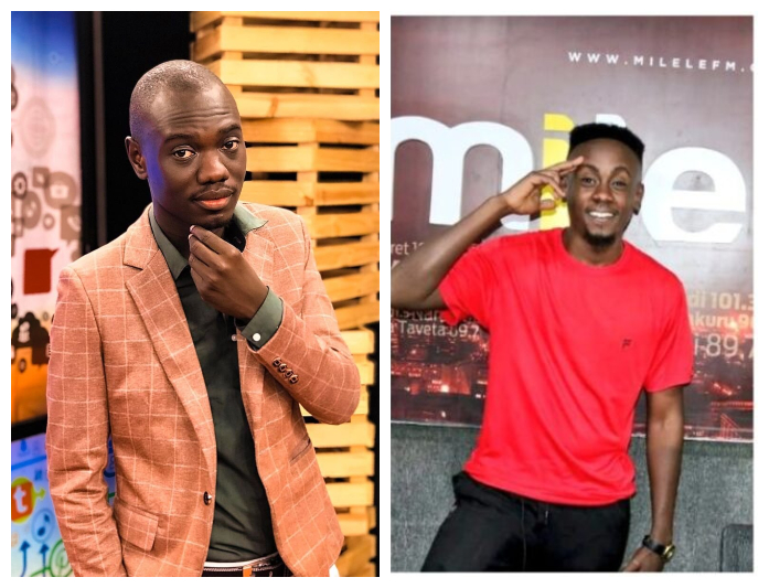 "Wewe ni mtu bure kabisa" Eddie Butita angrily fires at Milele FM presenter Ankali Ray