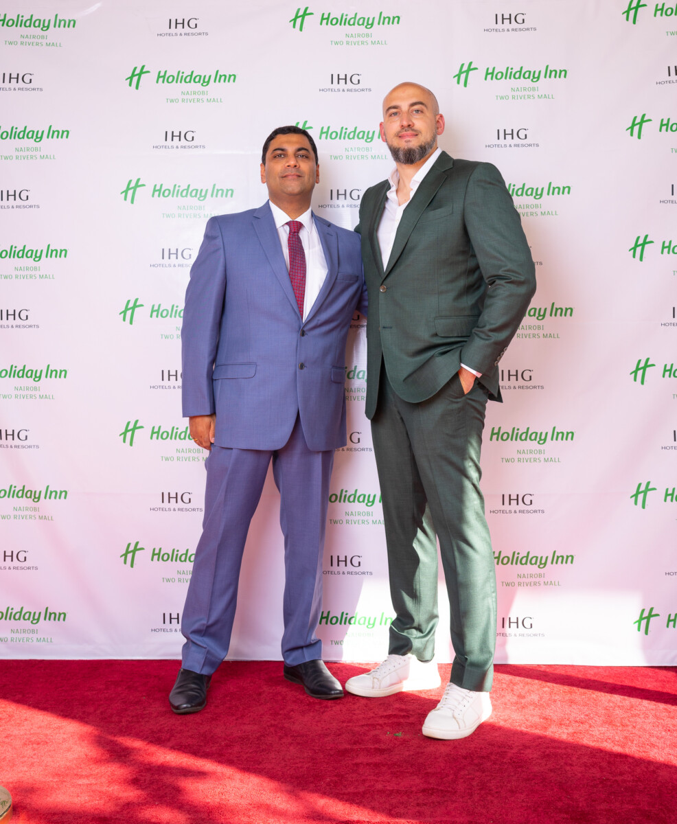 From L - R Amit Sharma - General Manager Holiday Inn _ Guillaume Durand - Regional Director of Sales _ Marketing - Africa under Westmont Hospitality Group
