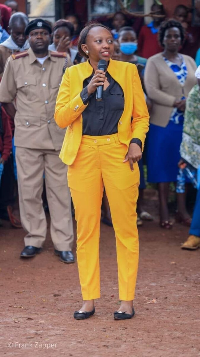 Photo credit: Charlene Ruto addressing a gathering