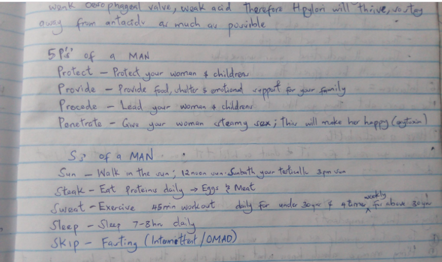 Amerix thoughts as shared via Twitter by @_abundanceking a follower of his teachings.