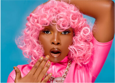 The beautiful and curvaceous fashion model Mbeta Leilah