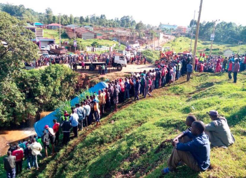 Guardian Angel bus accident at Kisii's river Nyambera