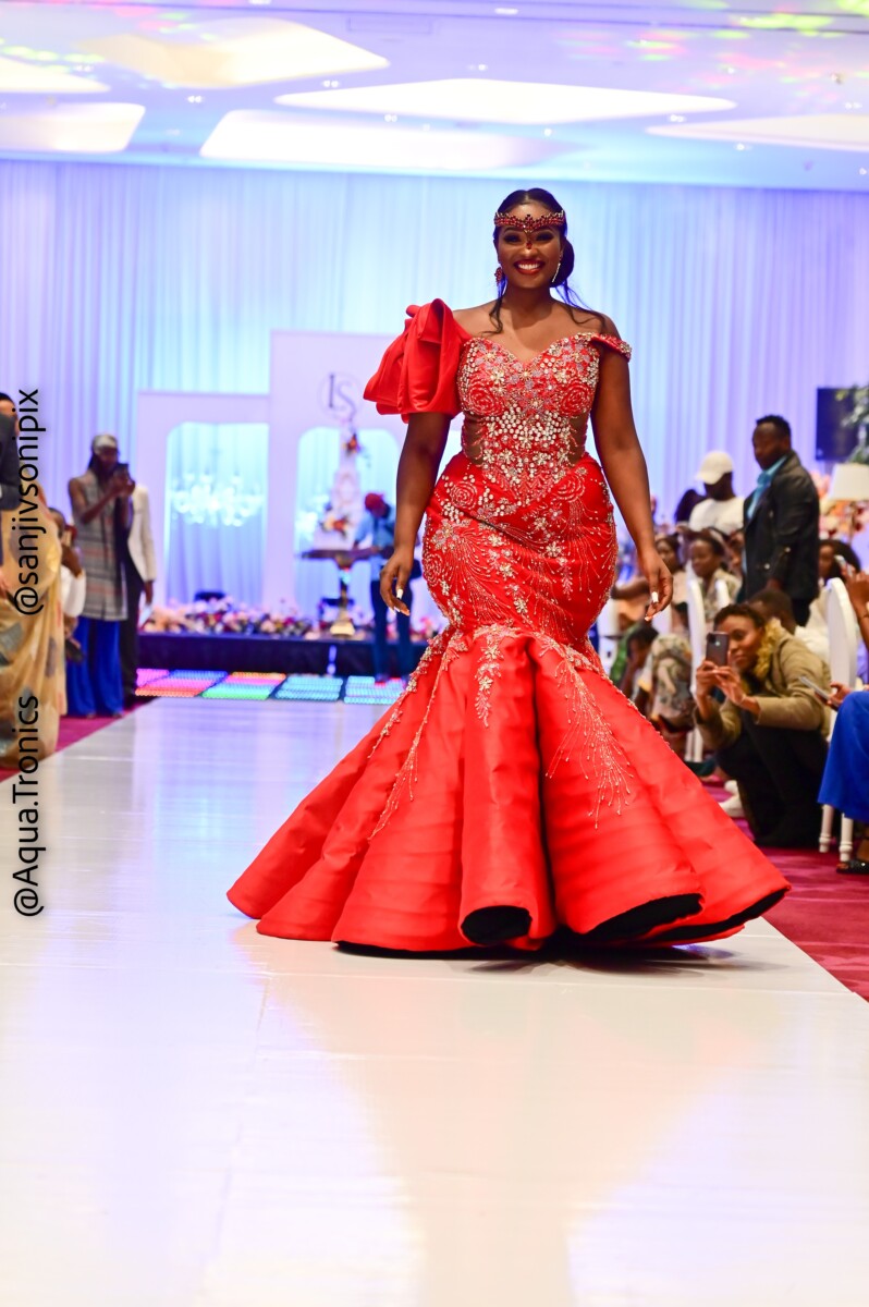 Content Creator Maureen Waititu modelling for African Fabric & Designs Kenya