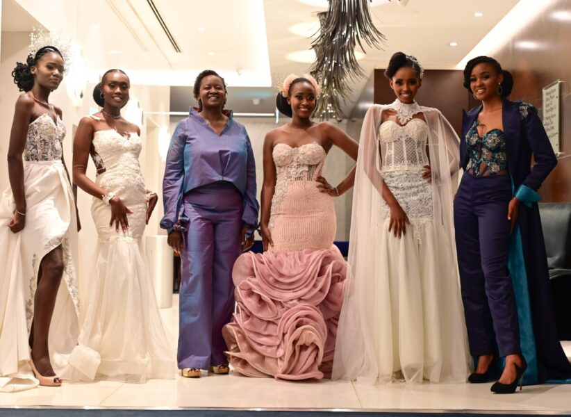 Peggie O bridal models ready for the runway