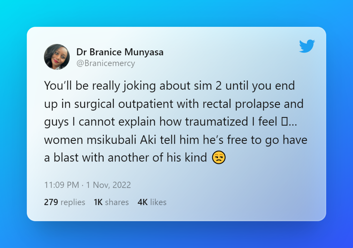 Dr Branice Munyasa @Branicemercy