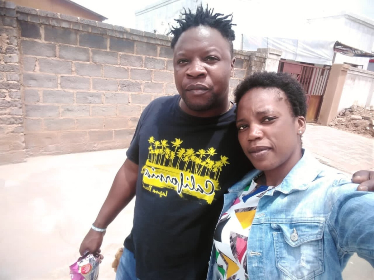The Nigerian man and his wife during good times together. PHOTO/Courtesy.