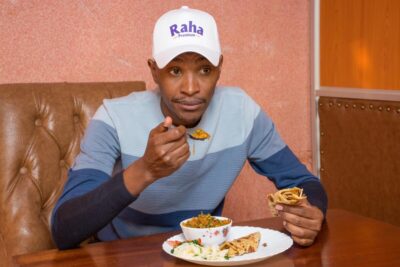 Photos of Ivy Chelimo ‘Riggy G’ moniker beneficiary at work