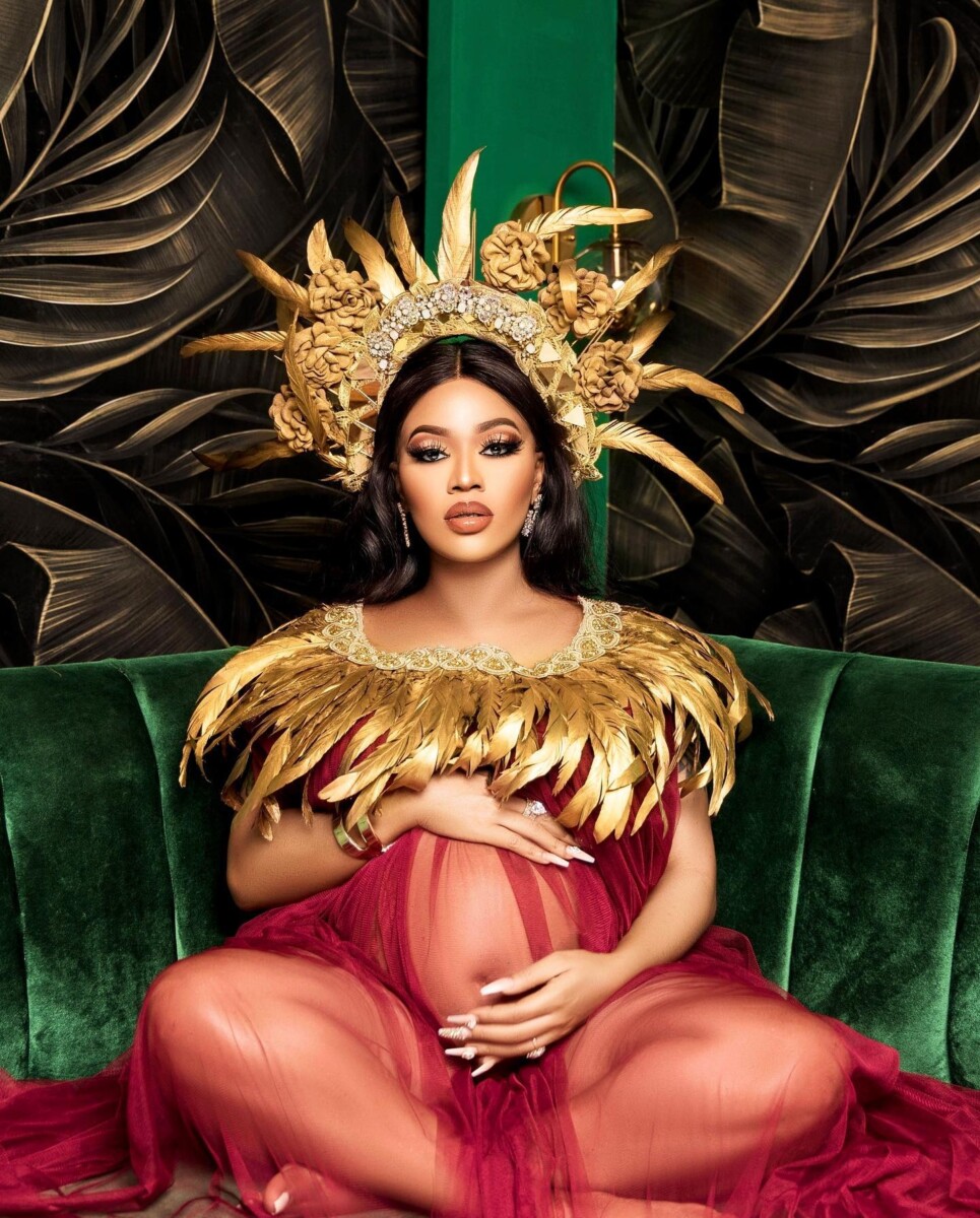 Vera Sidika revealing her growing baby bump on social media for the first time, she's expecting her second child. Photo credit: Instagram/queenveebosset
