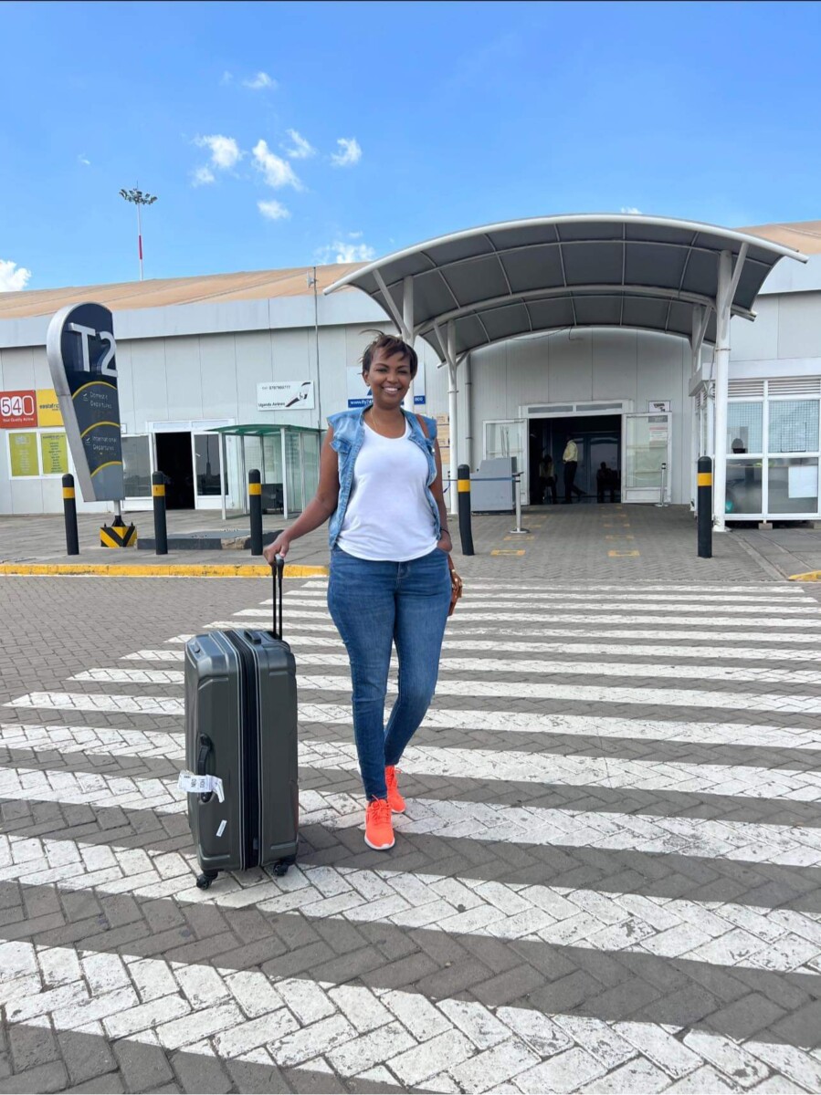 Karen Nyamu travelling