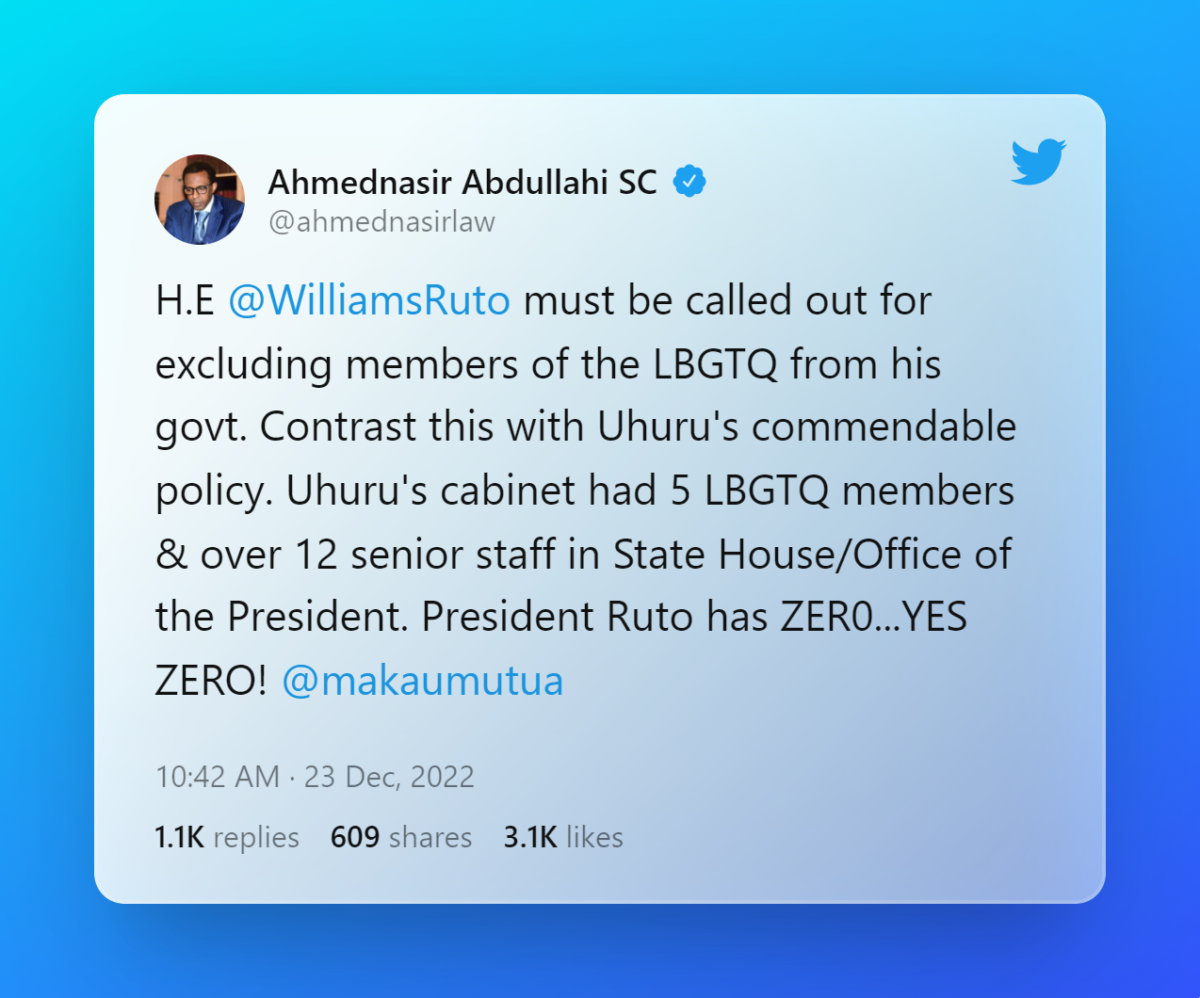Tweet by Ahmednasir Abdullahi SC