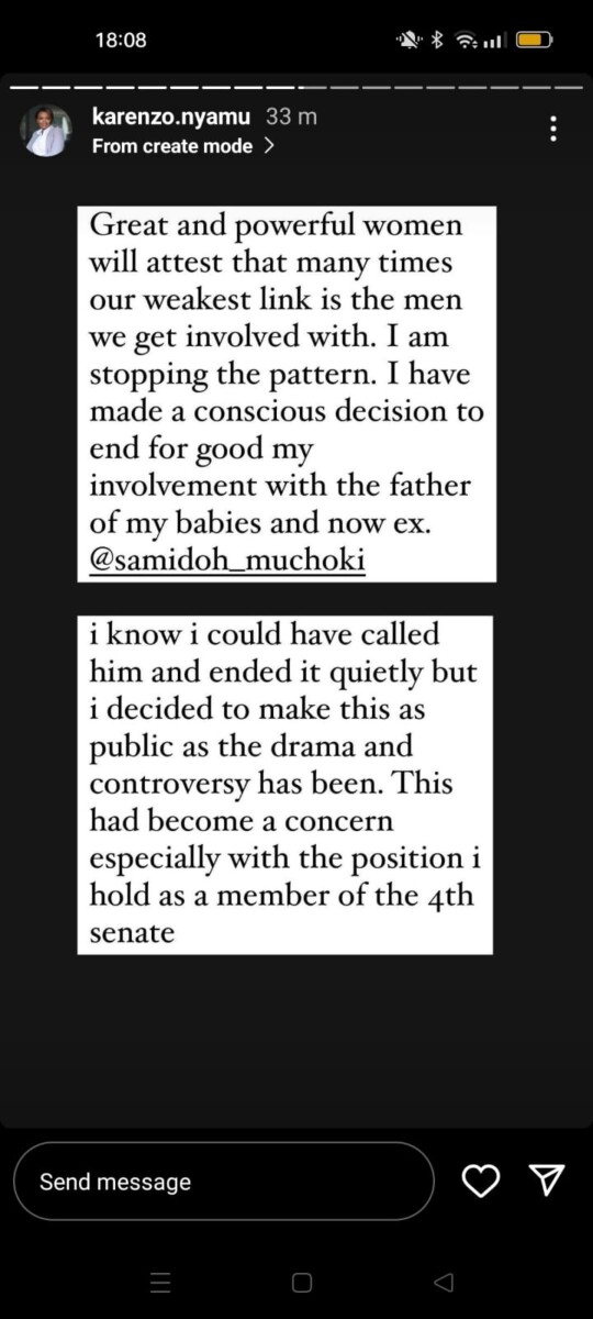 Karen Nyamu Robert Alai