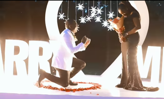 photos: lawyer steve ogolla proposes to akothee's sister cebbie koks
