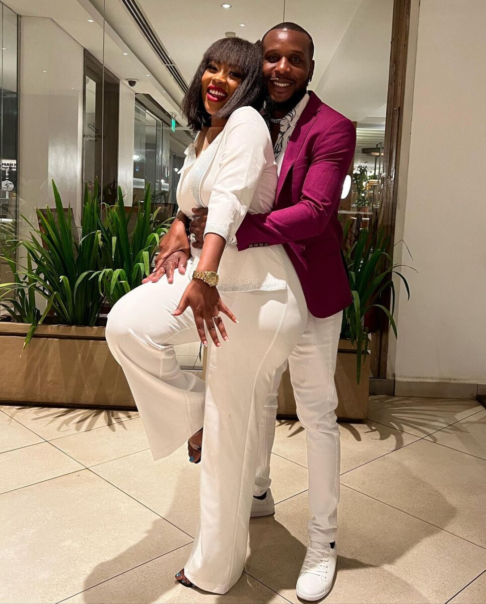 Nicah and DJ Slahver on their wedding day. PHOTO/Instagram (@nicahthequeen)