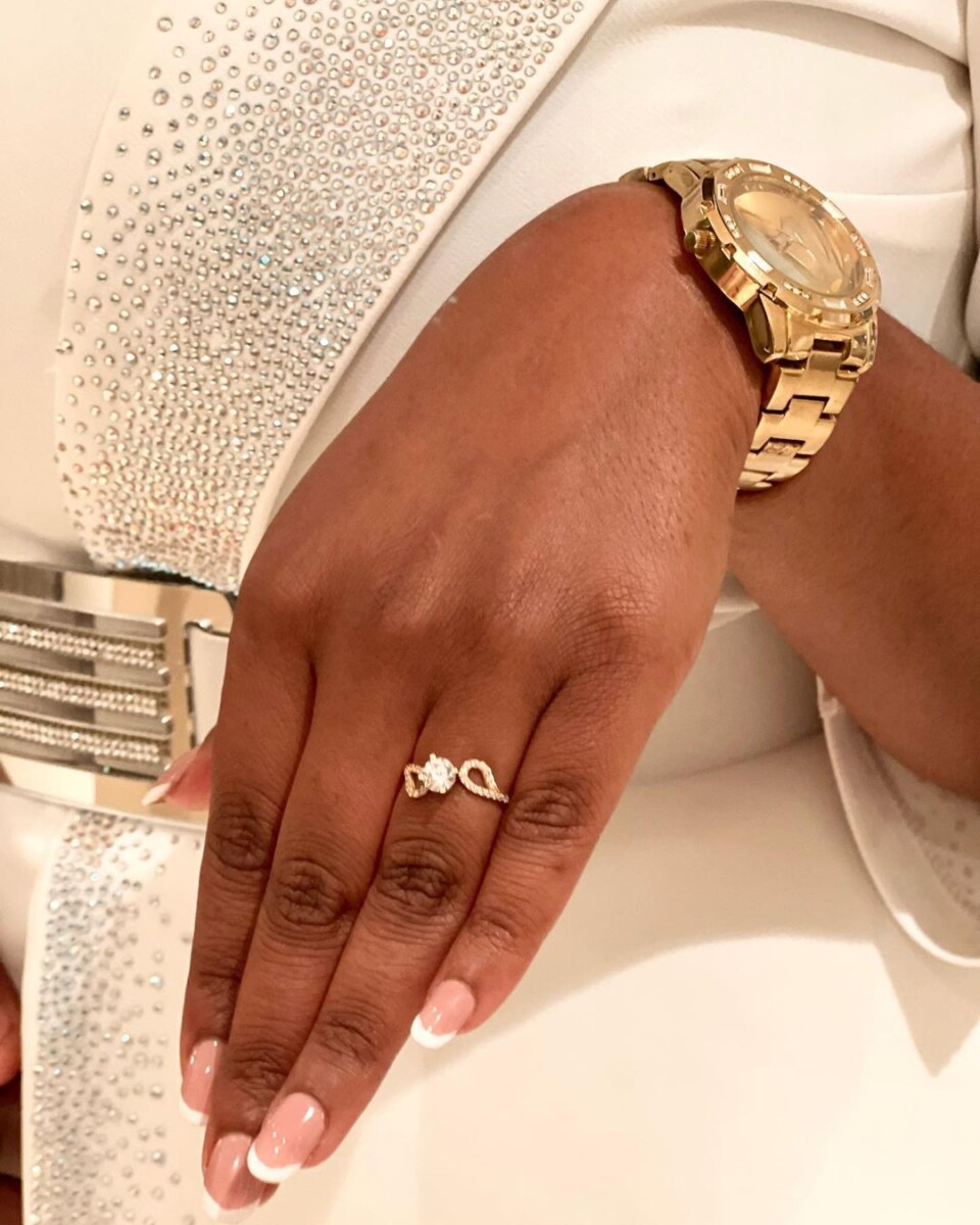 Nicah shows off her wedding ring. PHOTO/Instagram (@nicahthequeen)