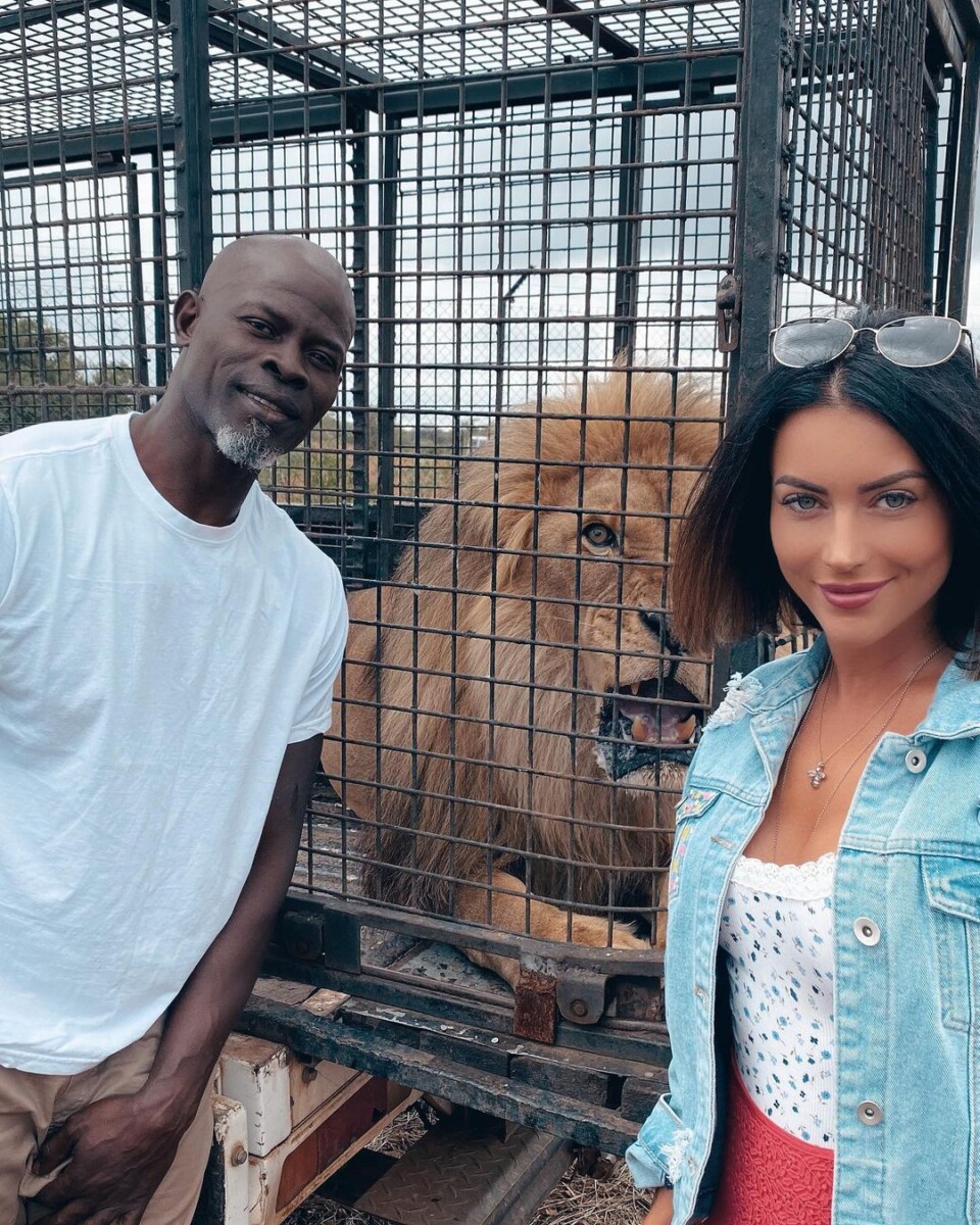 Djimon Hounsou and Maya Mia