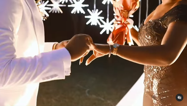 photos: lawyer steve ogolla proposes to akothee's sister cebbie koks
