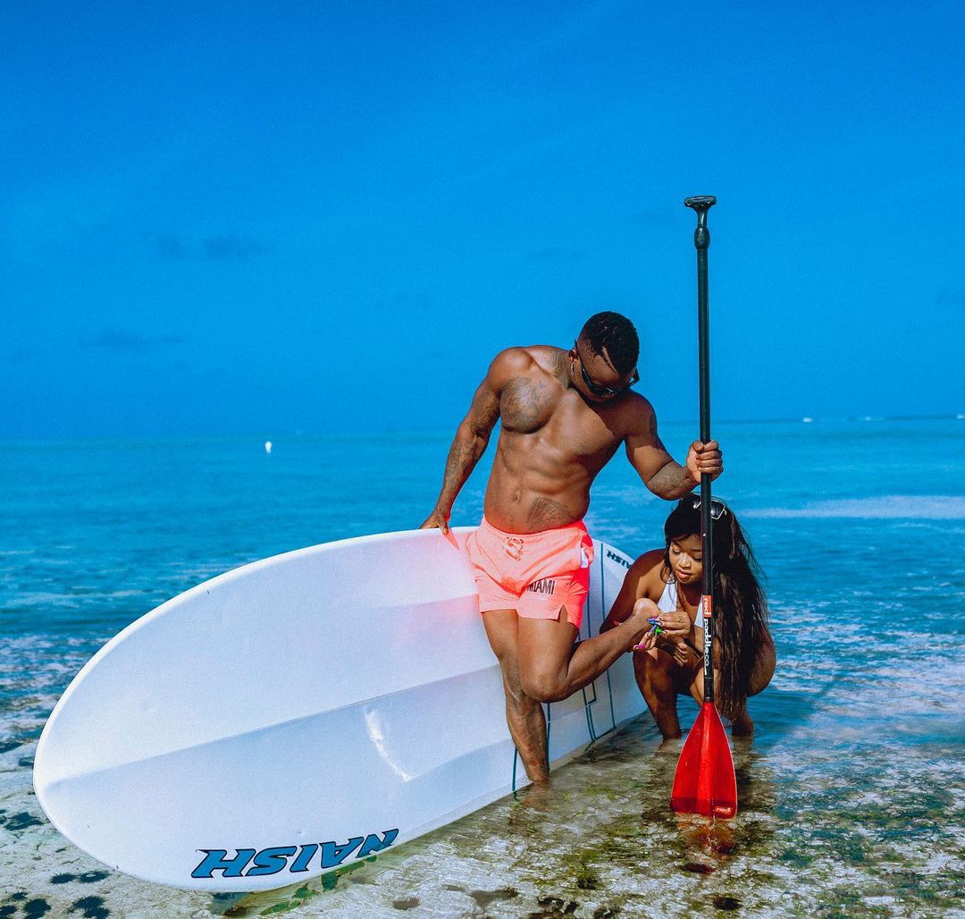 Cute photos of Harmonize and Feza Kessy