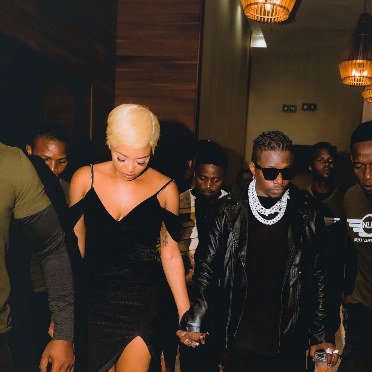 Rayvanny and Feza Kessy look cozy together. Photo credit: Instagram/fezakessy
