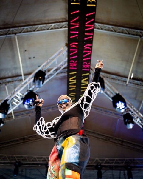 Photo credit: @gufydox Photo caption: Brandy Maina performs during Blankets and Wine