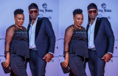 Kanye West walks barefoot in the streets as his wife steps out in nude catsuit 