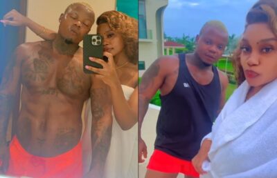 American TV star Nick Cannon visits Lovy Logomba’s church to dedicate his twins to God