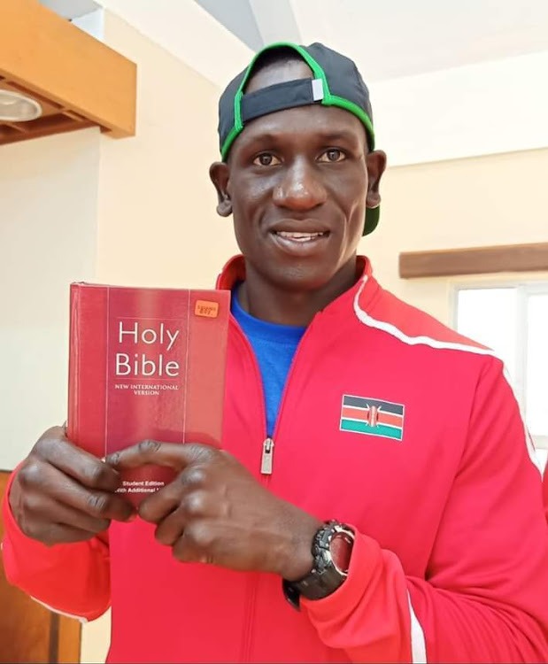 Edwin Okong'o is a devout Christian despite being a gladiator in the ring