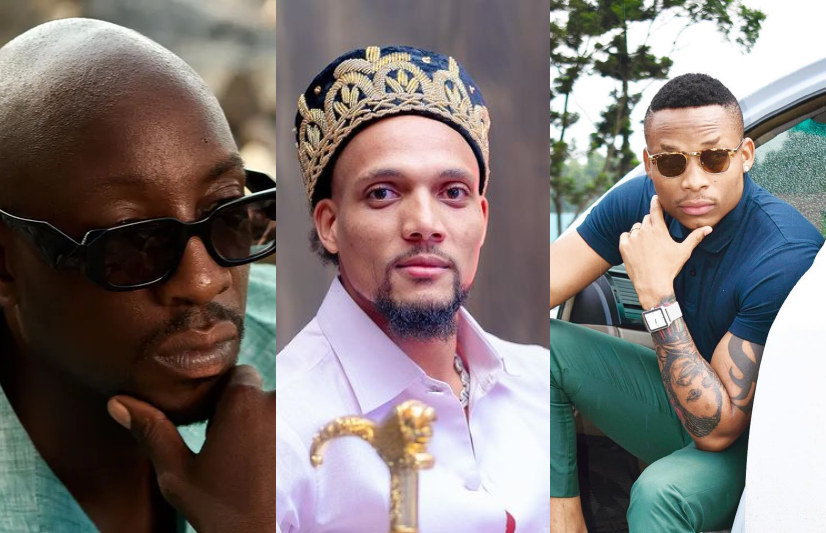 Bien, KRG the Don and Otile Brown and Bien. PHOTOS/Instagram/@otilebrown, @bienaimesol, @krgthedon