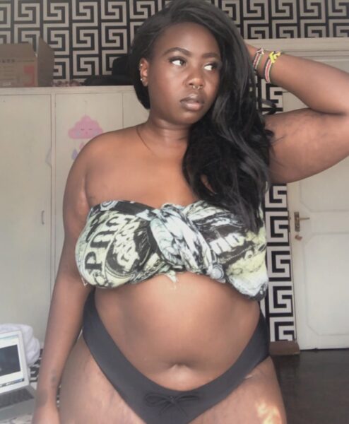 Chebet Ronoh showing some skin. PHOTO/@rono.h/Instagram