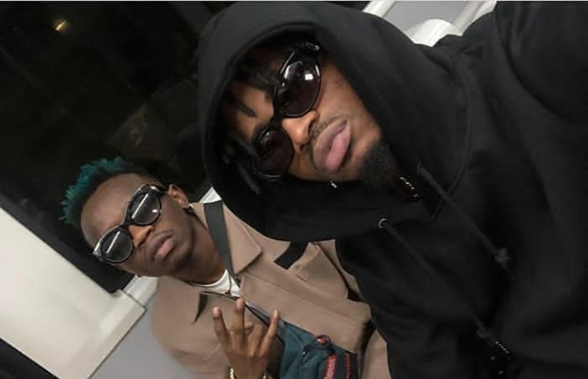 Diamond Platnumz and Marioo. PHOTO/Facebook/thisismarioo